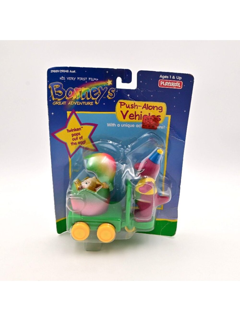 Barneys Great Adventure Push-Along Twinken Vehicle Playskool Vintage 1998